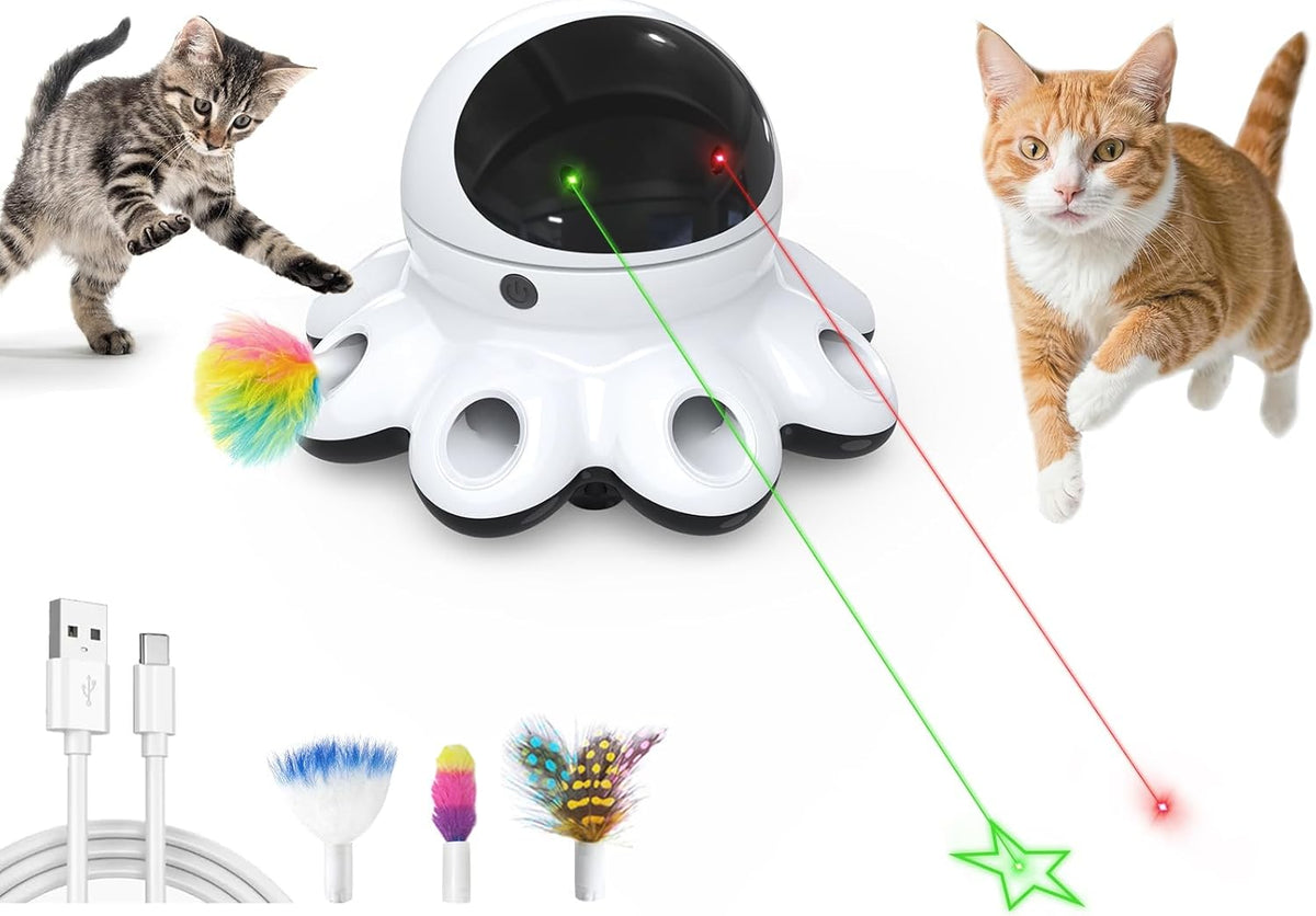 2-in-1 Cat Laser Toys