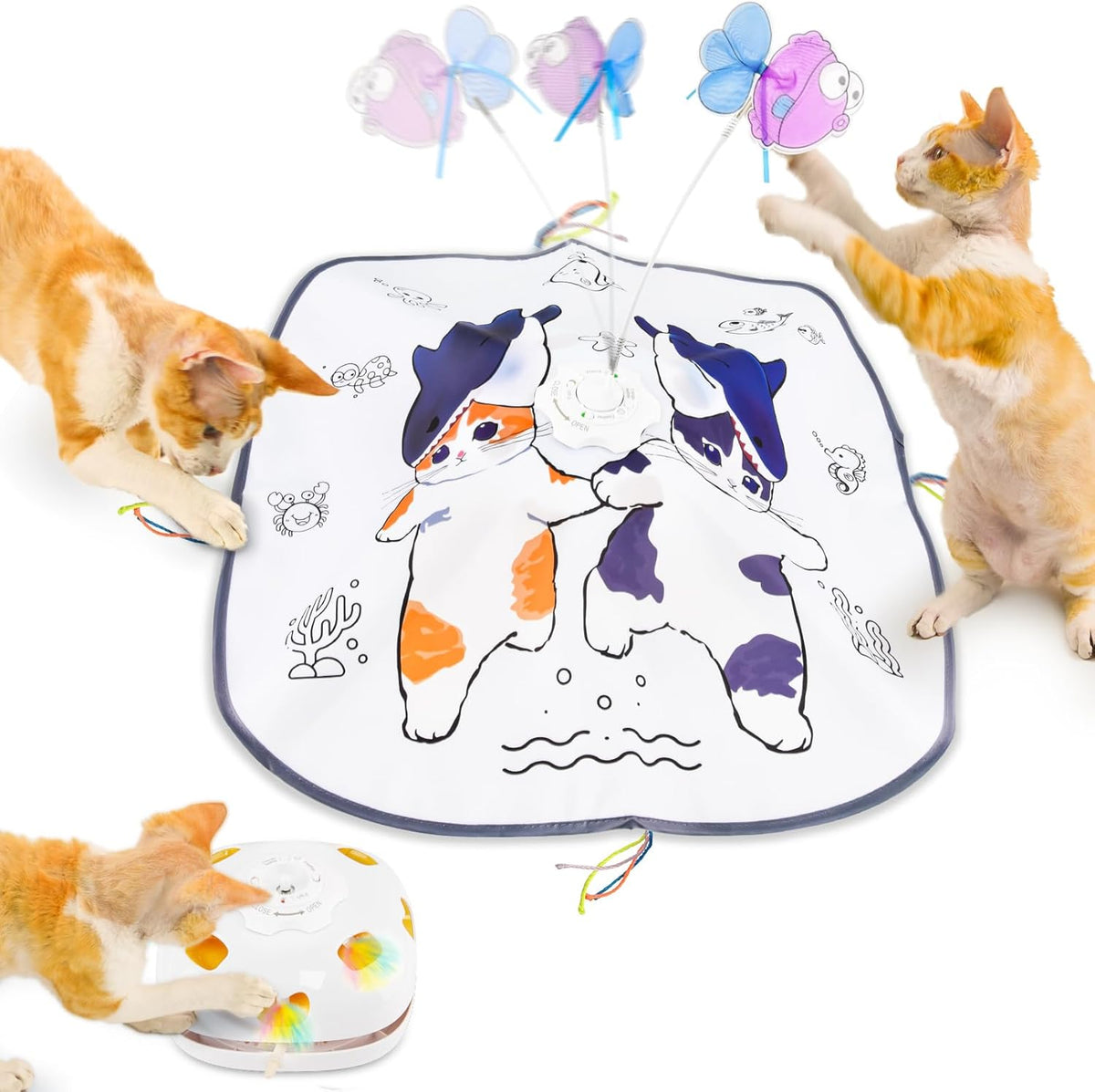 5-in-1 Interactive Cat Toy