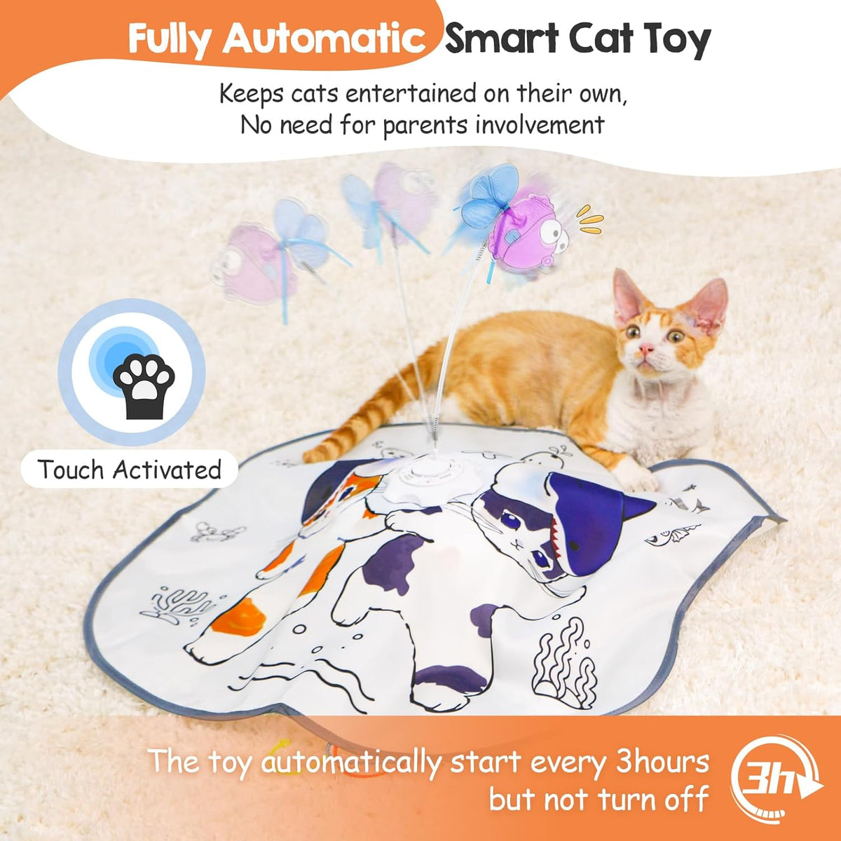 5-in-1 Interactive Cat Toy