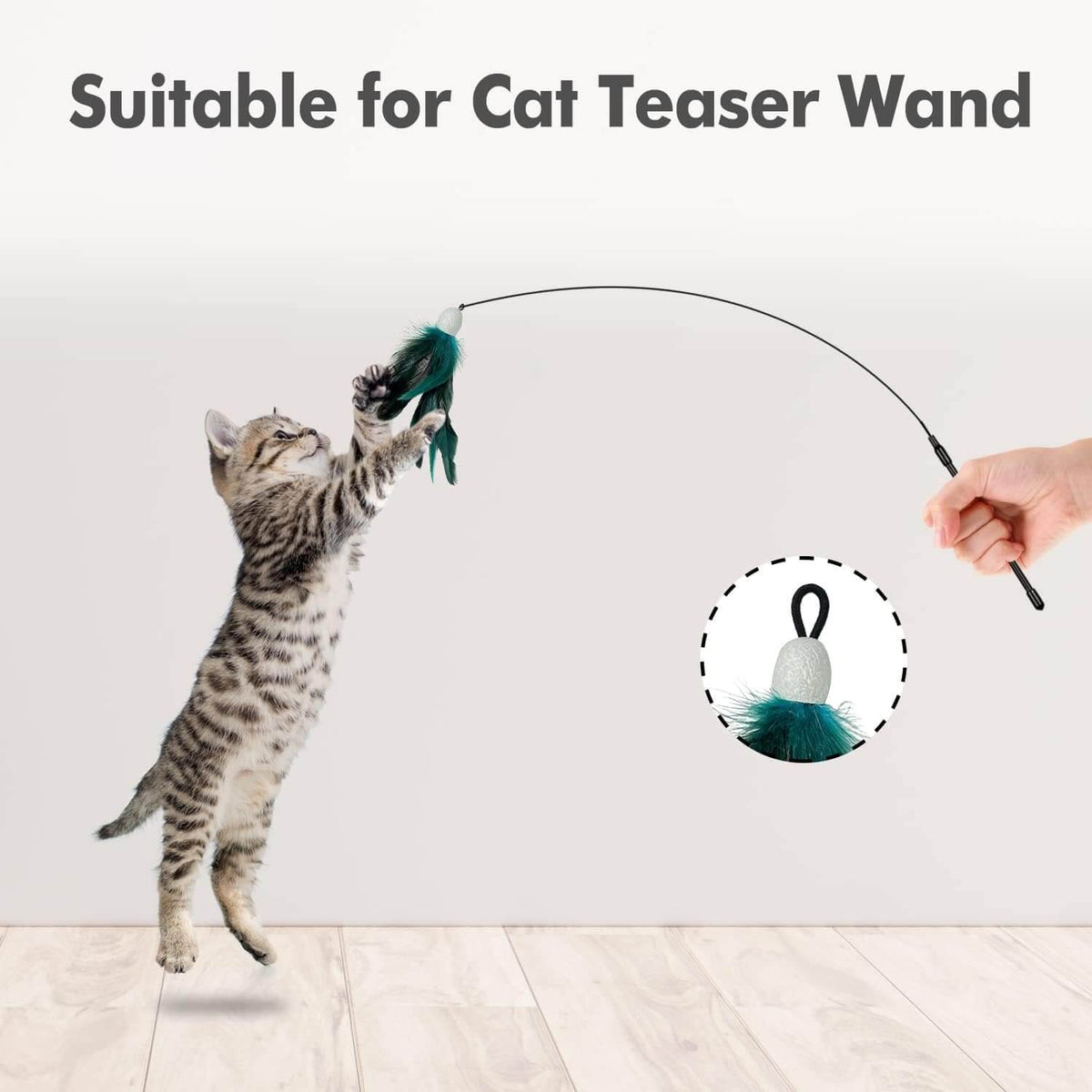 Cat Teaser Toy Attachment 7PCS