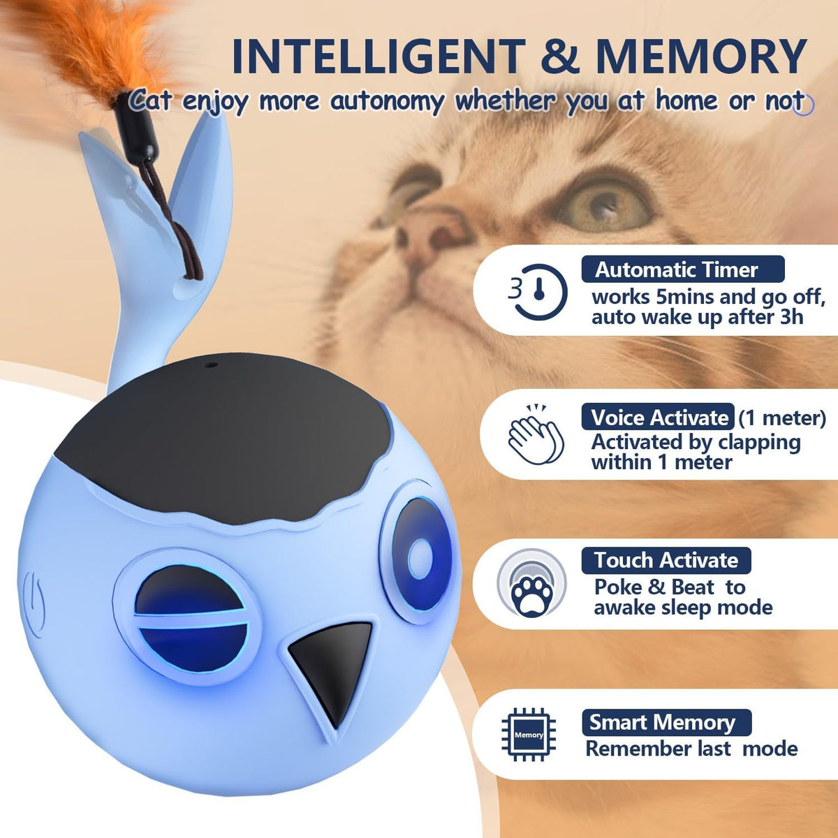 ORSDA Automatic Cat Ball Toys