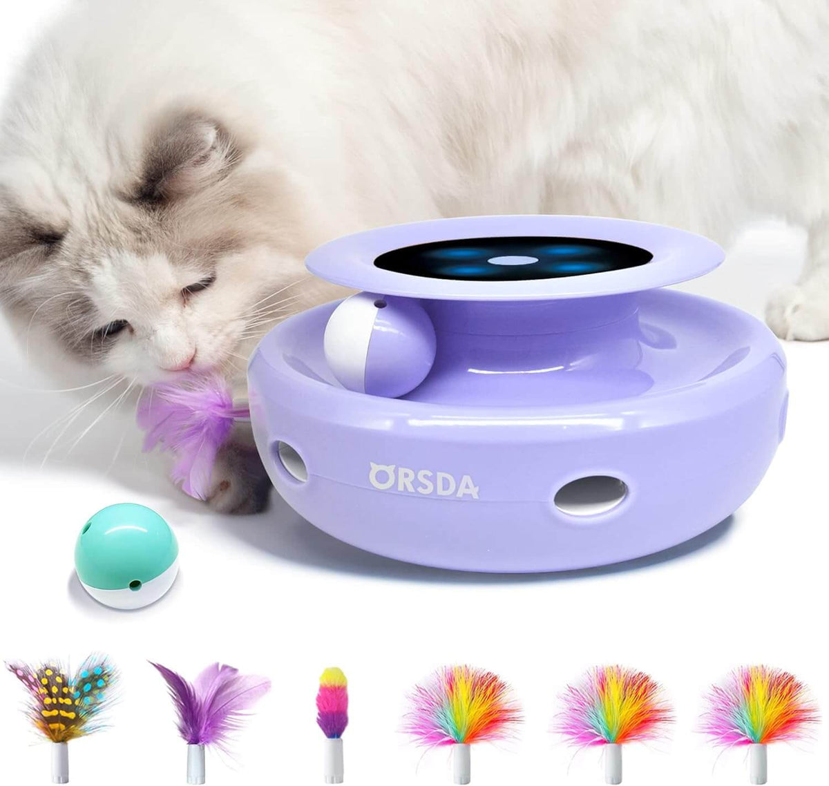 ORSDA 2-in-1 Interactive Cat Toys