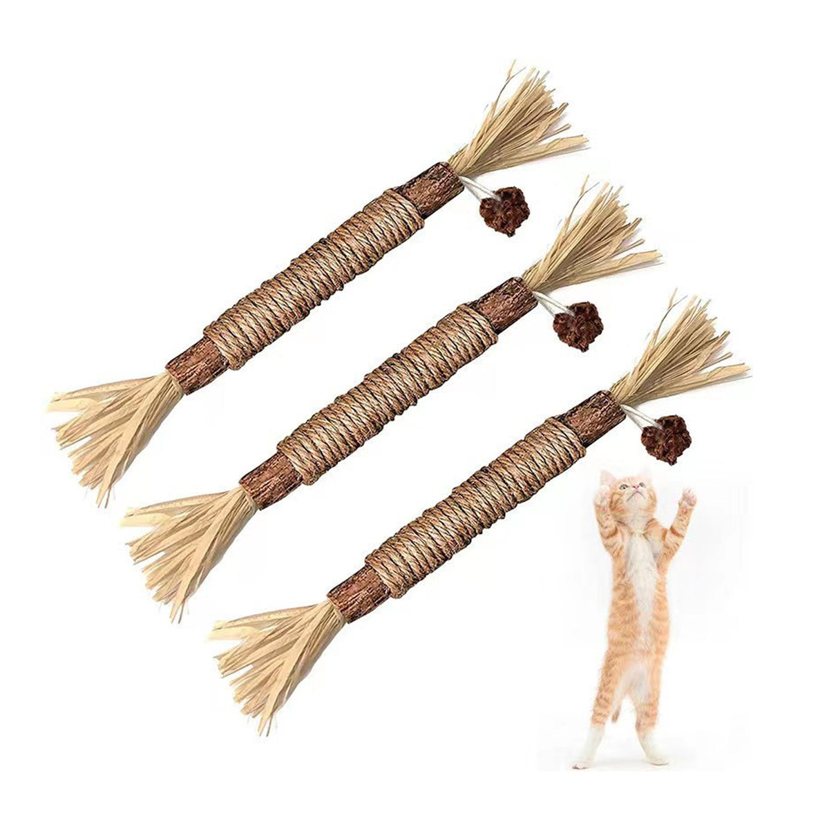 Natural Silvervine Sticks Cat Toys