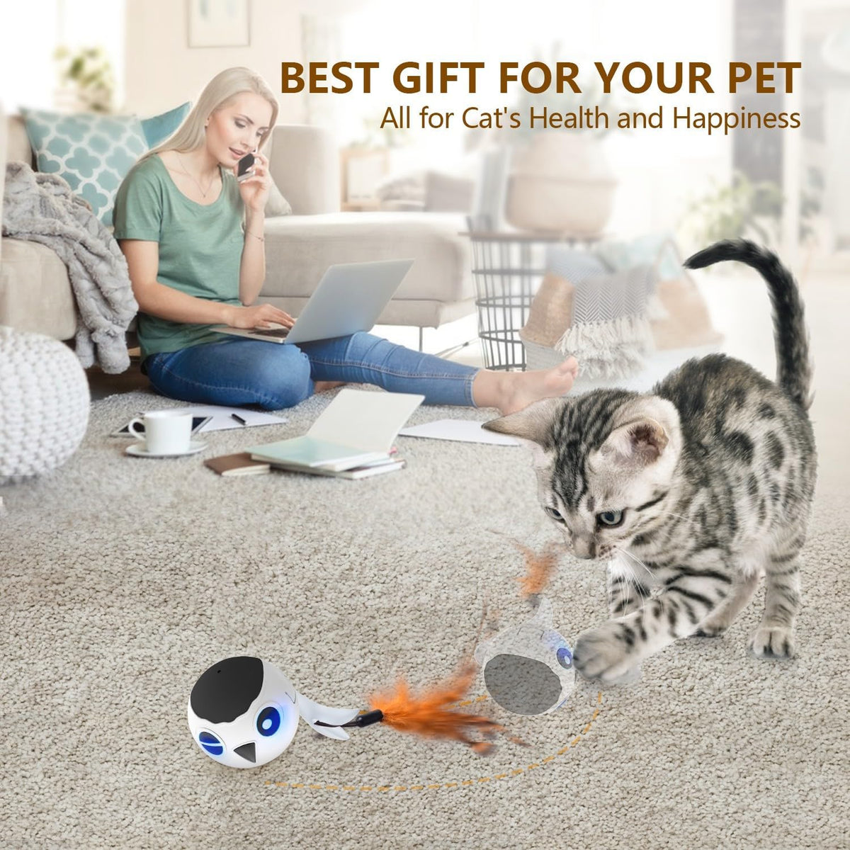 ORSDA Automatic Cat Ball Toys