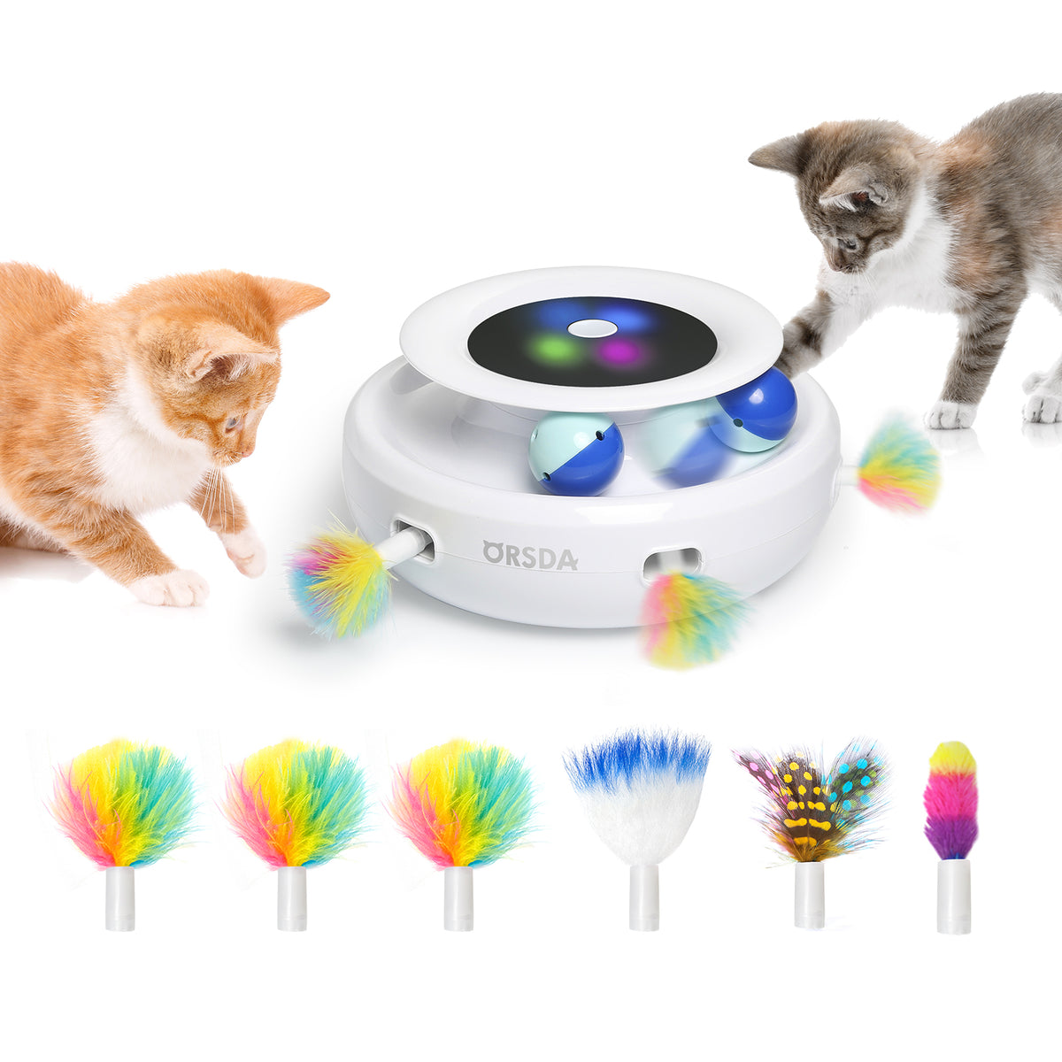 ORSDA 2-in-1 Interactive Cat Toys