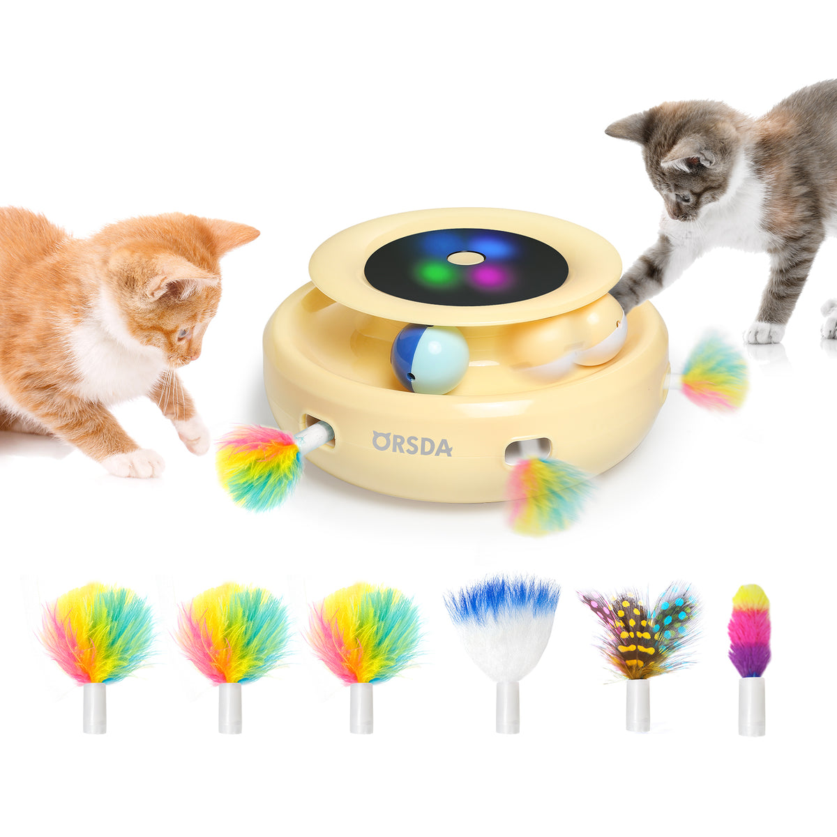 ORSDA 2-in-1 Interactive Cat Toys