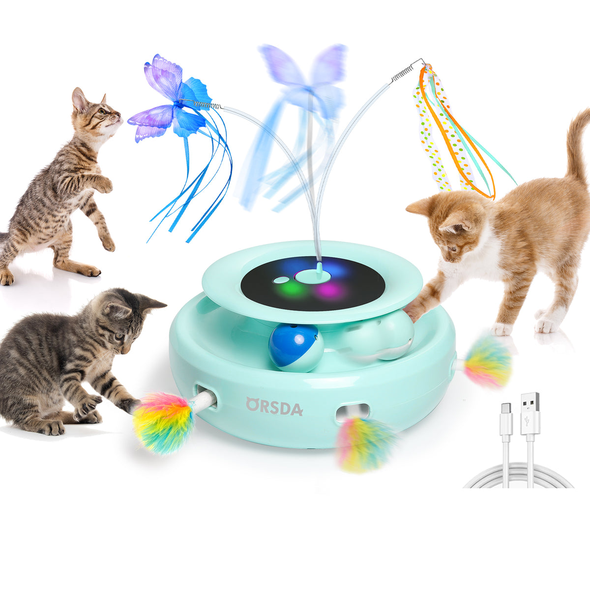 ORSDA 3-in-1 Cat Toys