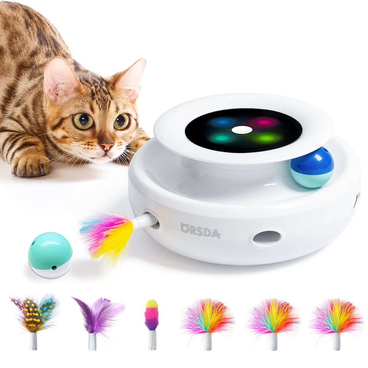 ORSDA 2-in-1 Interactive Cat Toys-ORSDA